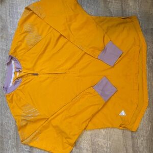 Hoka Orange and Purple Featherweight Jacket
